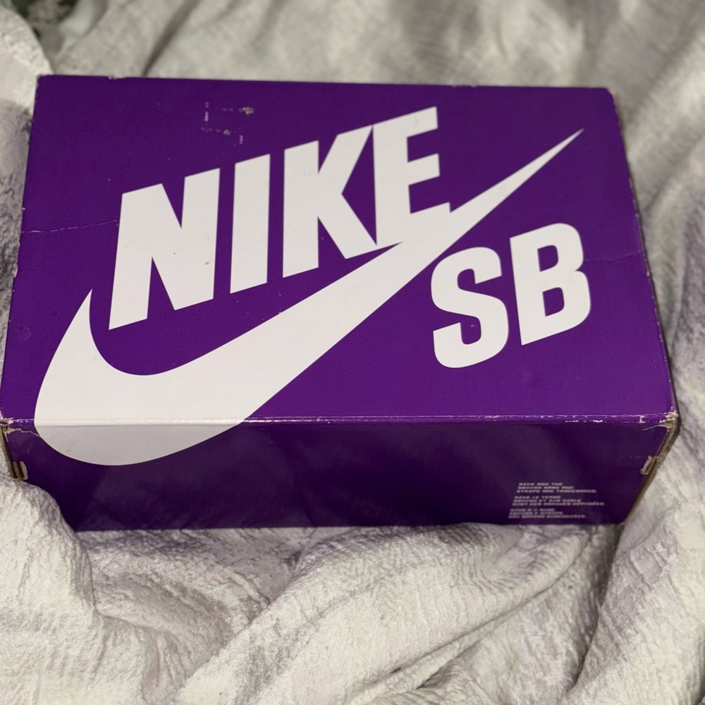 NIKE SB DUNK LOW PRO Purple Shoe Box